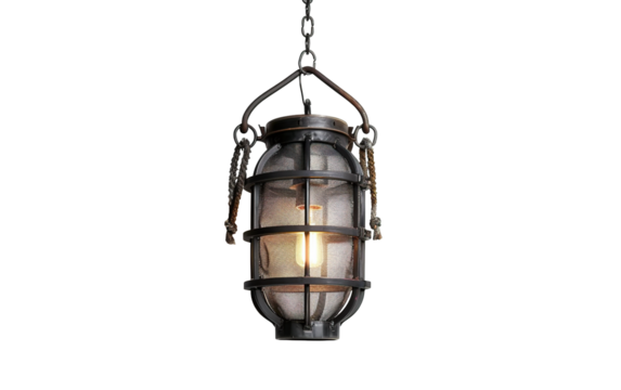 Old street lantern on white background.png	
