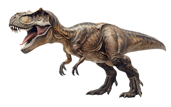 Tyrannosaurus rex dinosaur on white background.png