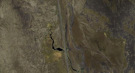 Iceland Ring Road Aerial View Hringvegur Volcanic Landscape