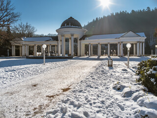 Marienbad im Winter Kolonade