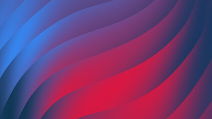 Abstract art with blue and red gradient waves, perfect for modern designs, backgrounds, or artistic dcor projects needing a vibrant touch.