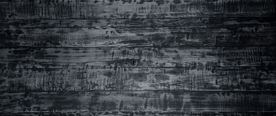 Old grunge dark textured wooden background with deep. rich tones, surface of aged wood, featuring prominent grain patterns, cracks, scratches, weathered imperfections.