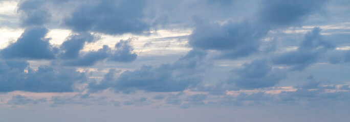 Beautiful sky with cloudscape