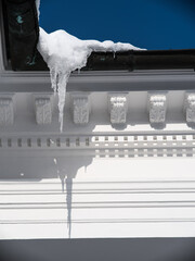 Kolonaden Marienbad  im Winter