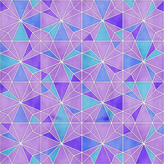 seamless pattern with geometric shapes