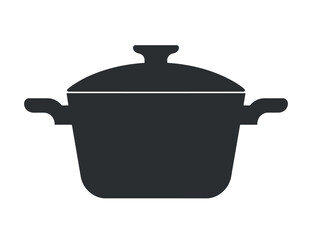 Cooking pot illustration isolated on transparent background