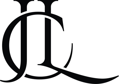 JLC alphabet letter logo and monogram logo design