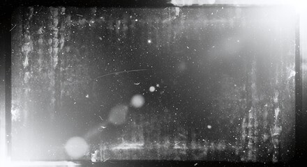 Abstract Black White Vintage Film Texture Background