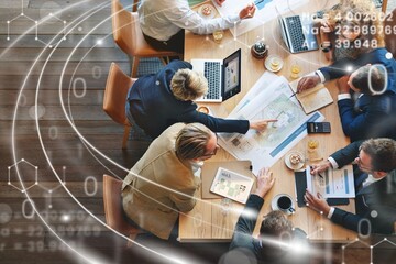 Architecture team are having a discussion