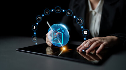 Global project management solutions and services. A strategy for business planning and execution to achieve project goals and objectives worldwide. Motif