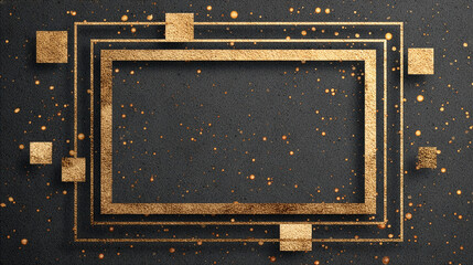 Marco gráfico con espacio para texto. 