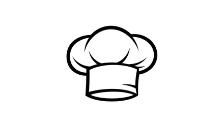 Chef Hat Illustration for Food Enthusiasts, Graphic Design, Digital Art, Creative Environment, Modern Viewpoint