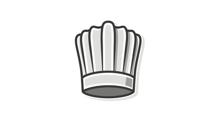 Chef's Hat Illustration, Creative Art for Cooking, Kitchen Environment, Graphic Design Concept