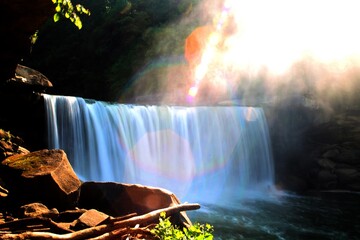 waterfall in the park