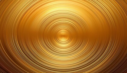soft echo background abstract golden concentric circles with a central depression creating a serene and modern visual effect