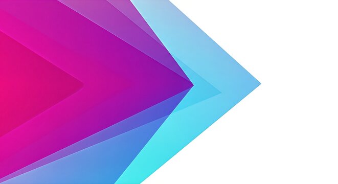 Dynamic abstract background with vibrant magenta and cyan layers, conveying modern design, progress, and energetic forward motion for impactful digital presentations and branding.