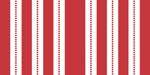 A red and white striped pattern with dotted lines on the white stripes creating a textured look design