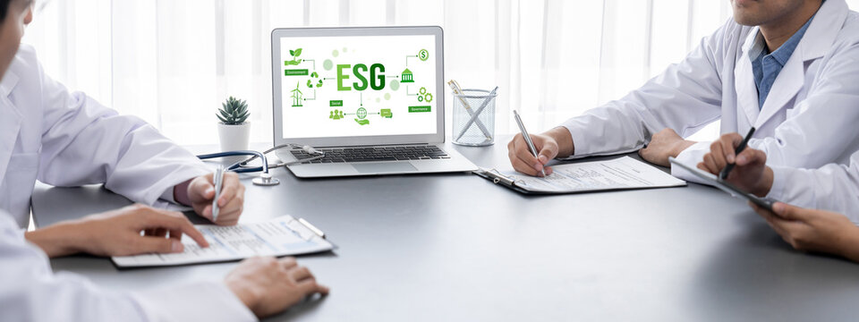ESG environmental social governance policy for brisk business to set a standard to achieve high ESG score