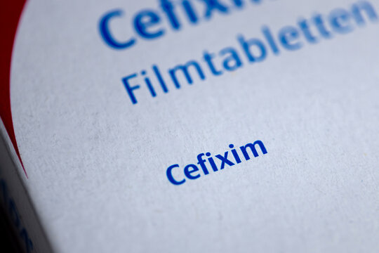 siegen, nrw, germany - 13 11 2025: a cefixim antibiotica