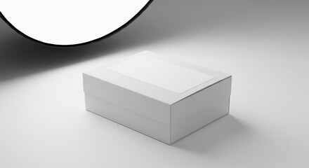 Cardboard Box Studio Shot Mockup with Professional Lighting