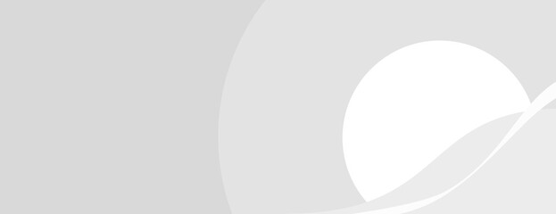 Minimalist gray background with smooth curves. The background features light gray and white colors, creating a soft, modern look. Wave background vector. Gray background.