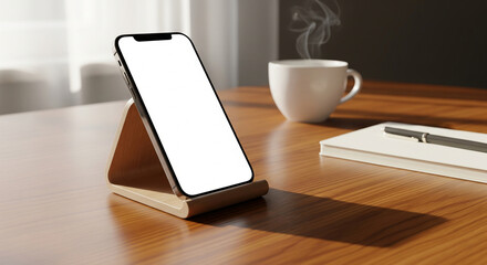 Hand Holding Smartphone Mockup