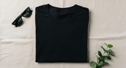 Men's T-Shirt Mockup in Urban Setting