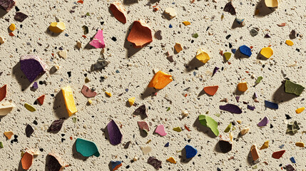 Minimal Terrazzo Background with Colorful Chips