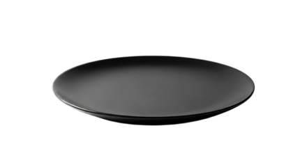 Matte black plate