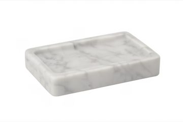 Marble soap dish tray for bathroom hygiene