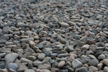 Natural Pebble Stone Texture Background