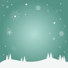 Christmas Snowflake Background Vector Design.