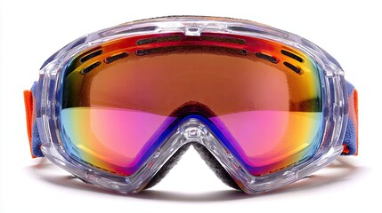 Ski goggles isolated on white background