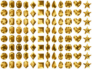 ラインストーン1、1金