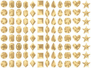 ラインストーン1、7白金