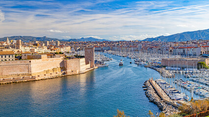 Old Harbour of Marseille provence france