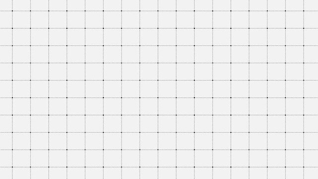 Black dot grid pattern seamless loop animation with jitter movement on white background. 4K animated dots grid background for motion graphics, storytelling visuals, overlays, and video editing.