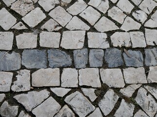 Kopfsteinpflster von oben