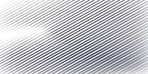 Fototapeta premium Abstract thin lines with halftone effect gradient texture. Vertical modern stripes line background. Simple dark blue line digital. Mesh effect vector