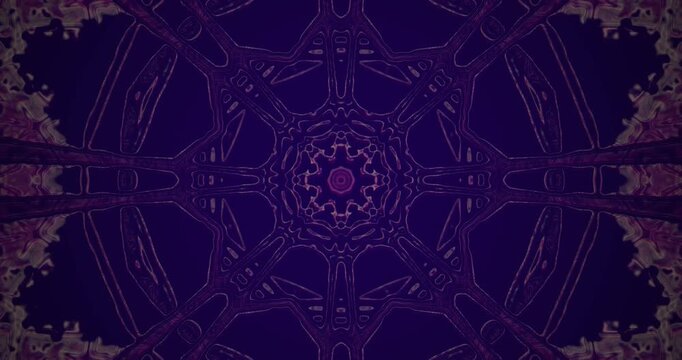 Vibrant tunnel video loop showcasing mesmerizing patterns and colors for a captivating visual experience