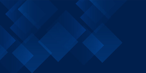 Fototapeta premium Blue modern element abstract on blue dark background. Modern shapes design. Digital technology concept. Vector illustration