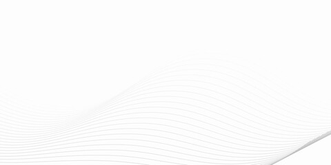Grey wavy lines abstract background. Simple dynamic line shapes composition design