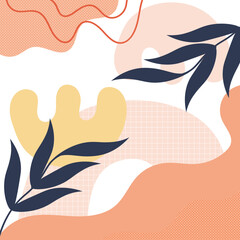 Handraw minimalis background abstract