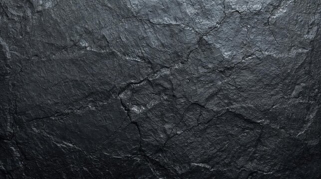 Dark Grey Slate Stone Texture Background