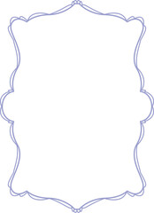 Ornate Curvy Frame Border