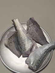 fresh fish on a plate
