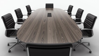 an isolated corporate boardroomOther Images in this Series