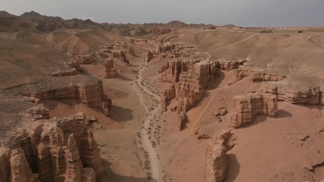 Charyn Canyon Kazachstan | Drone 4K