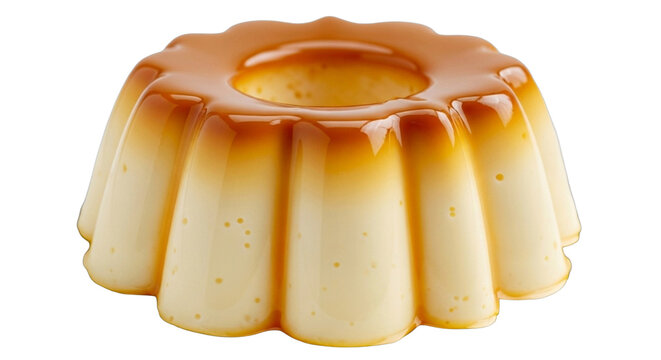 Classic caramel pudding dessert Sobremesa cl&aacute;ssica de pudim de caramelo