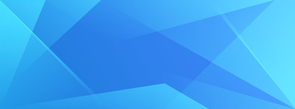 Abstract blue geometric background with sharp edges and gradient effect